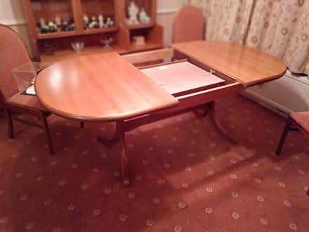 Photo of free 4 - 8 seater wooden dining table (Maldon CM9) #2
