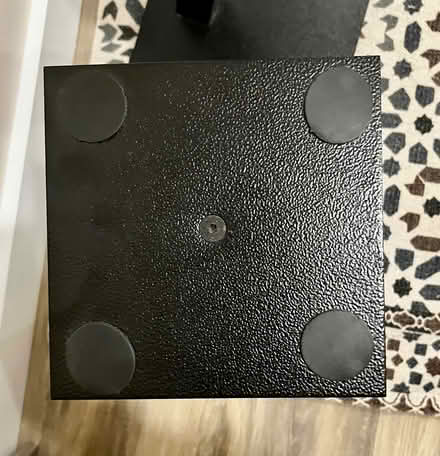 Photo of free Speaker stands - black steel (Hintonburg) #4