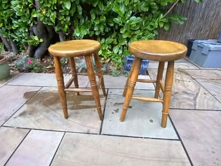 Photo of free Wooden stools (Garden City OX5) #1