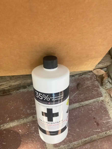 Photo of free 7 bottles of peroxide (Foothill Boulevard Cupertino) #1