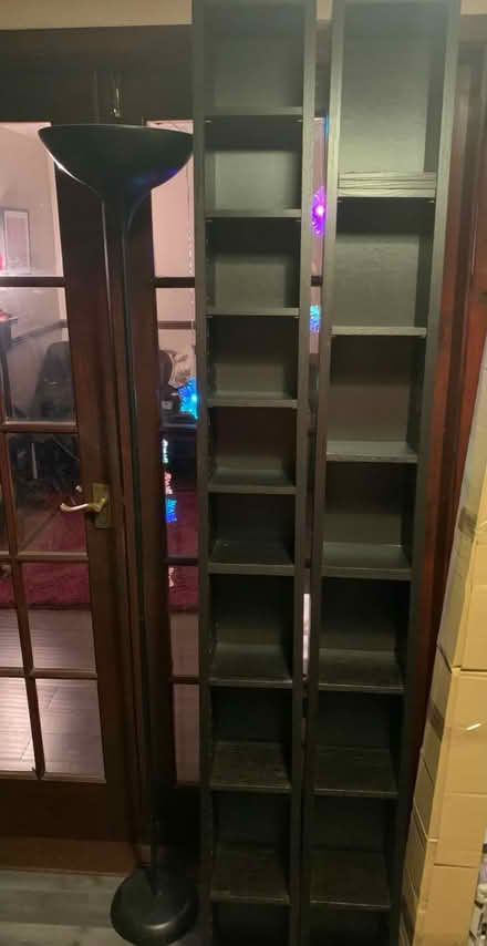 Photo of free DVD/CD towers &floor lamp (Heanor DE75) #1