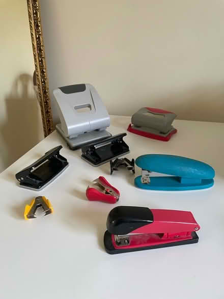 Photo of free Hole punchers, staplers, staple removers (Sale M33) #1