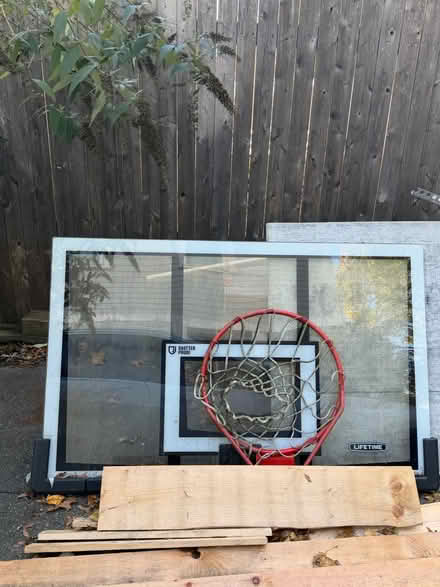 Photo of free Basketball hoop and backboard (Milton,MA) #1