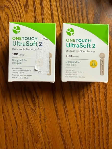Photo of free OneTouch Ultra Soft 2 Blood Lancets (Attleboro MA) #1