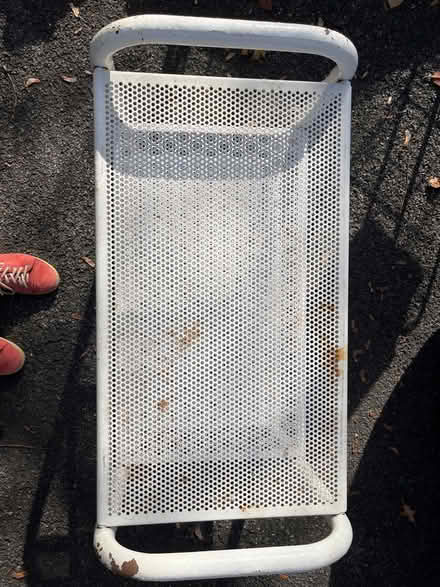 Photo of free White metal utility cart (Rhinebeck village) #2