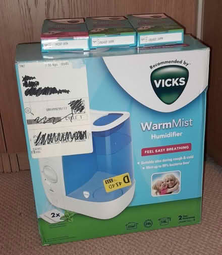 Photo of free Vicks warm mist electric Humidifier (Burgess hill) #1