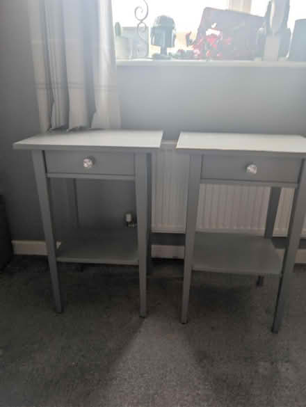 Photo of free Grey Bedside Tables (Cramlington NE23) #1