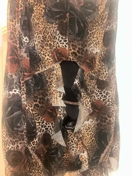 Photo of free Leopard print midi dress (Coulsdon town station) #1