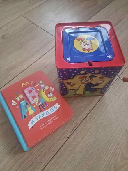 Photo of free Jack in the box and book. (Isleworth TW7) #1