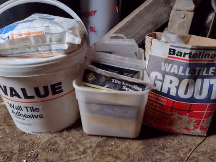 Photo of free Tiling grout, adhesive spacer crosses (Pokesdown BH5) #1