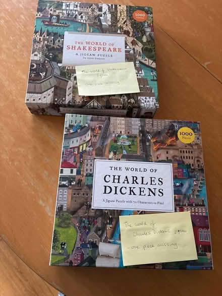 Photo of free Jigsaws -‘World of…’ with piece missing (Aldcliffe LA1) #1