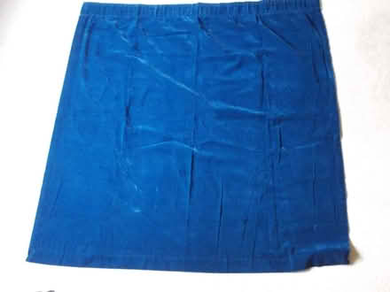 Photo of free Blue Velvet lined curtains (Haywards Heath RH16) #3