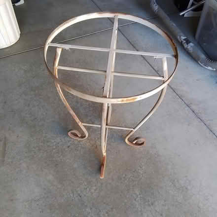 Photo of free Sturdy Metal Table (Uplands / Riverside) #1