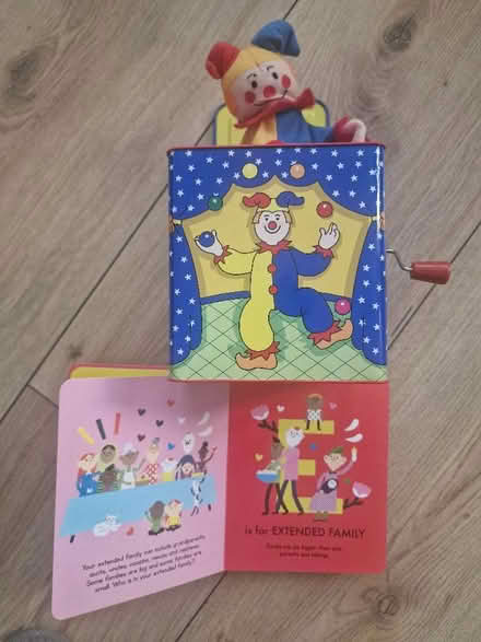 Photo of free Jack in the box and book. (Isleworth TW7) #2