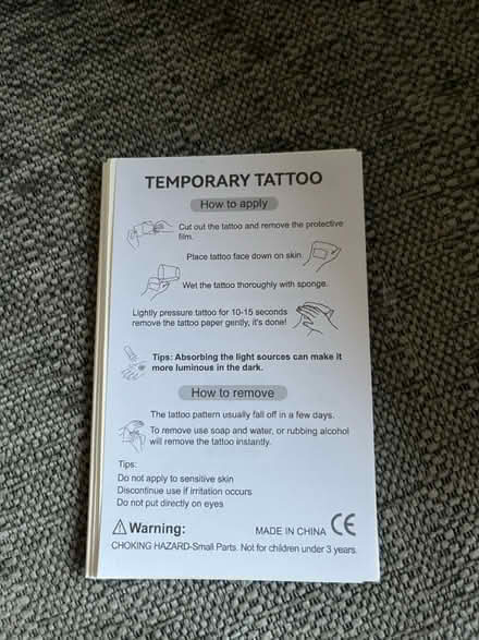 Photo of free Temporary Kids Christmas Tattoos (Heysham, Morecambe, LA3) #1