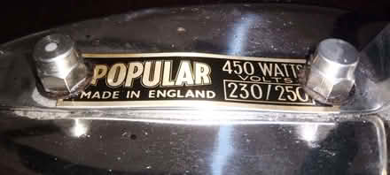 Photo of free Vintage Electric Clothes Iron (Cromford DE4) #2