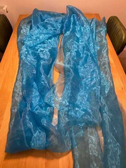 Photo of free Blue gauzy dressing up fabric (West Didsbury Manchester M20) #1