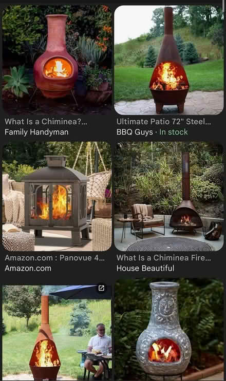 Photo of Chiminea/outdoor fireplace (SW Atlanta) #1