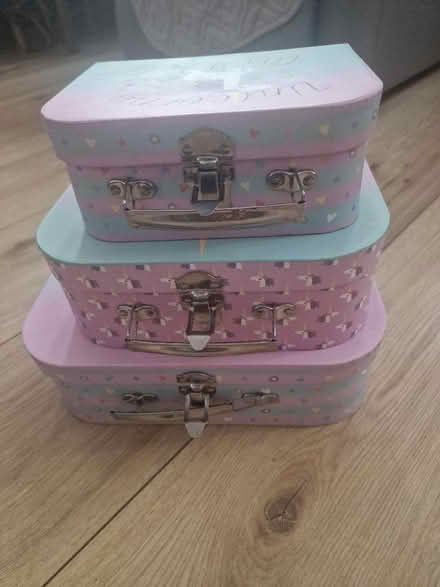 Photo of free Trio of girls storage boxes (Isleworth TW7) #2