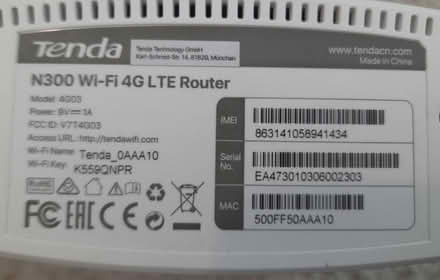 Photo of free Tenda N300 4g modem/router (Bernardo & Iowa, Sunnyvale) #3