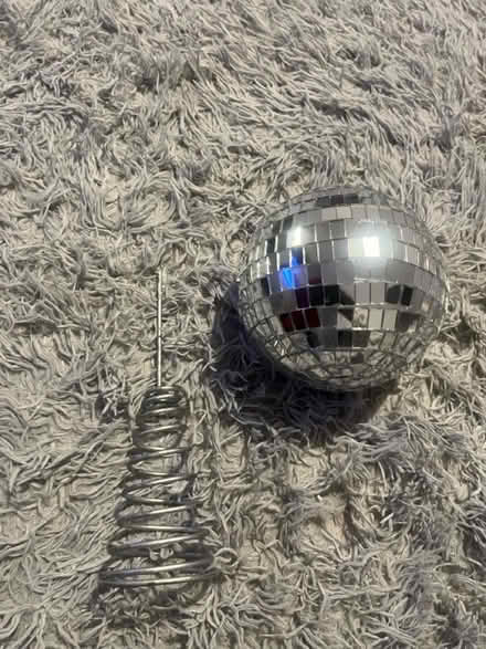 Photo of free Disco ball Christmas tree topper (Lewisham) #3