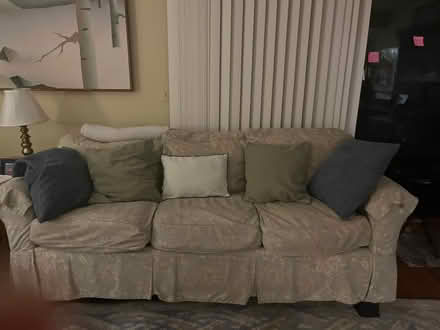 Photo of free Full size comfy couch (Greenfield. Near GCC) #2
