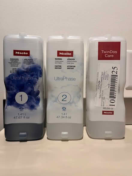 Photo of free Miele TwinDos and caps (near Porter Square, Cambridge) #1