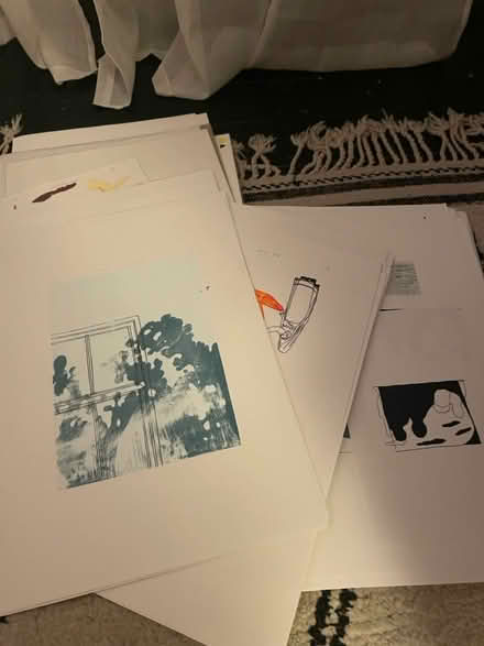 Photo of free Screen prints and plain paper (E1) #2