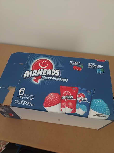 Photo of free airheads snowcone juice (little ferry) #1