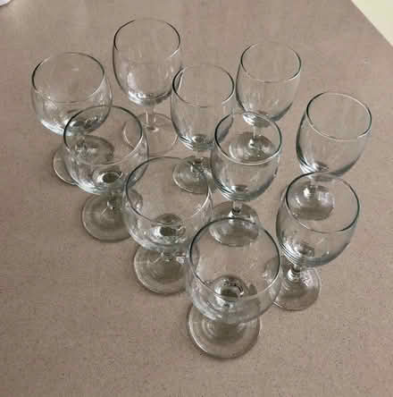 Photo of free 10 small wine glasses (Fiveways BN1) #1