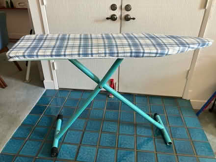 Photo of free Vintage Metal Ironing Board w/cover (Cupertino) #1