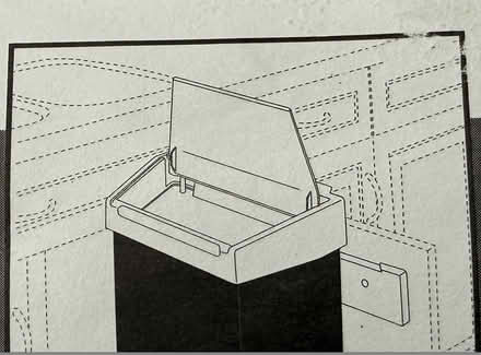 Photo of free In-bin hanging receptacle bracket (Concord (near Walden Pond)) #2