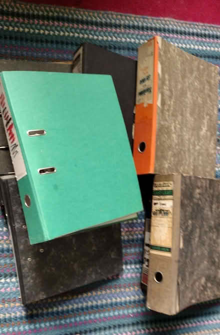 Photo of free lever arch files/ ring binders (West Marina TN38) #1