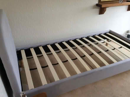 Photo of free Single bed with headboard and recess for mattress. (Dronfield Woodhouse S18) #1