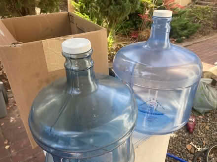 Photo of free Two big plastic bottles 1 gallon+ (Foothill Boulevard Cupertino) #1
