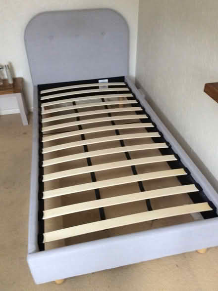 Photo of free Single bed with headboard and recess for mattress. (Dronfield Woodhouse S18) #3