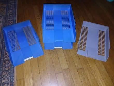 Photo of free Plastic stacking filing trays (West Bridgford NG2) #1