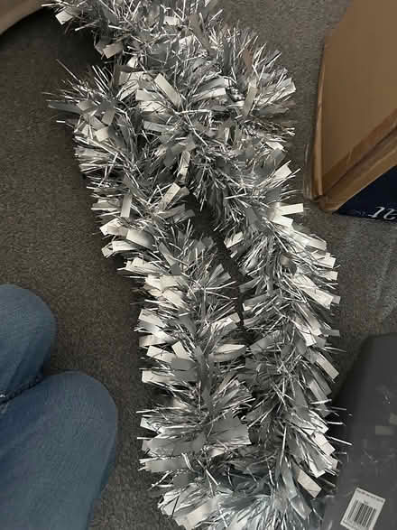 Photo of free Bundle of navy and silver baubles (ware SG12) #2