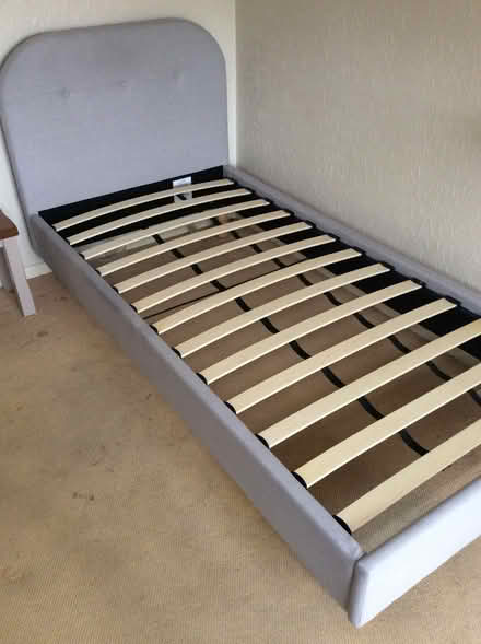 Photo of free Single bed with headboard and recess for mattress. (Dronfield Woodhouse S18) #2