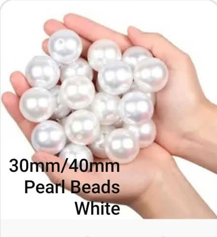 Photo of EXTRA LARGE beads, Pearls or Wood (Collingdale) #1