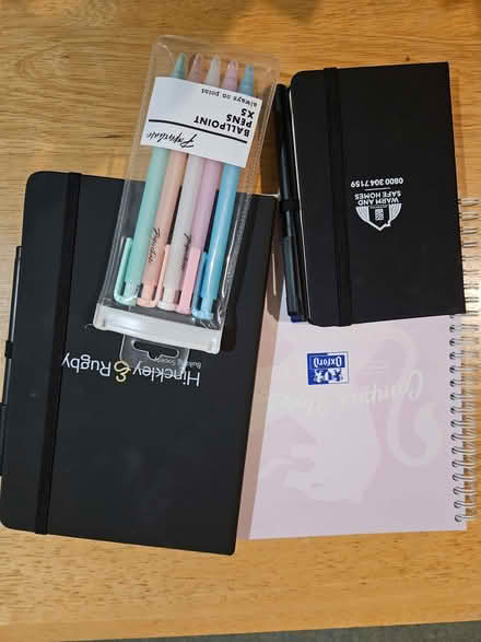 Photo of free notebooks & pens (Radford Semele CV31) #1