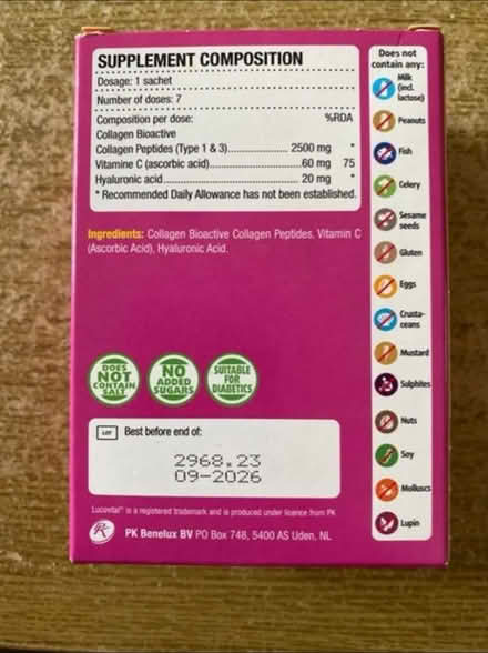 Photo of free Super Collagen Vitamin Sachets (Cheshunt En8) #2