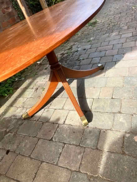 Photo of free Wooden dining table (Old Stratford, MK19) #2