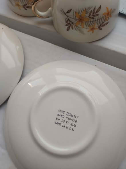 Photo of free 2 vintage cups and saucers (little ferry) #2