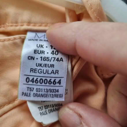 Photo of free Pale orange jeggings (Croydon) #4
