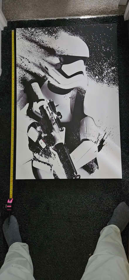 Photo of free Star wars canvas 3ft x 3ft Stormtrooper (South Woodford E18) #1