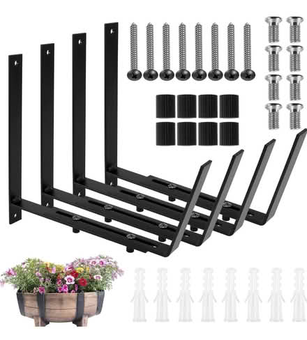 Photo of free Wall mount flower box brackets (Bromsgrove B61) #2