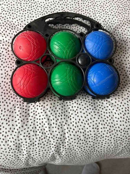 Photo of free Child’s set of 6 coloured Boules (Whitwick, Coalville LE67 5BR) #1