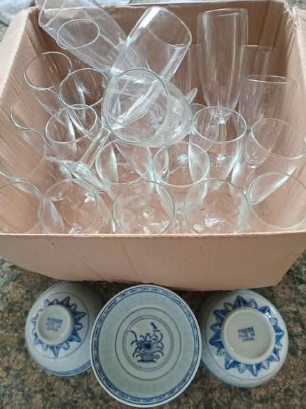 Photo of free Glasses & bowls (Sleights, YO21) #1
