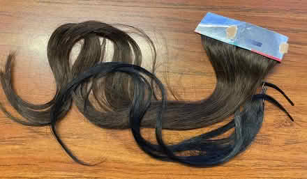 Photo of free faux hair pieces - black / brown (midtwn) #1